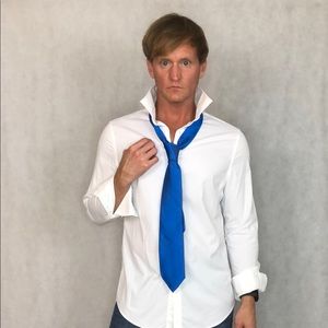 Express Men, Tie, Blue,